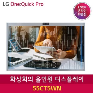 LG전자 원퀵 Po 55인치 55CT5WJ, 이동형스탠드형