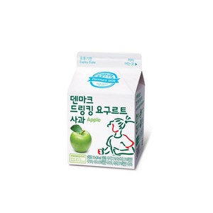 덴마크 드링킹요구르트 사과 275mL냉장무배, 15개, 275ml