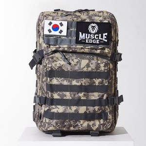 머슬엣지 대용량 45L 헬스백팩 크로스핏 밀리터리백팩 남자가방 여자가방 캠핑 운동, 04.밀리, 1개