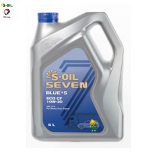 에스오일 7 BLUE #5 ECO CF 10W30 6L 디젤, 1개