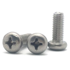 십자 볼트 둥근 머리 냄비 P형 PH 스텐 M5x10mm (10개), M5, 10mm, 10개