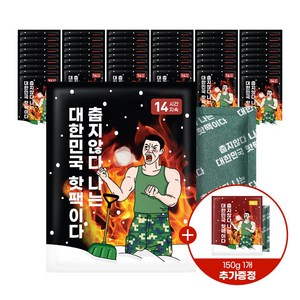 [국내생산]나는 핫팩이다 포켓형 대용량 핫팩/손난로 100g x 50개입+150g 1개 추가증정, 50개