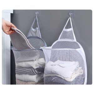 아보니 접이식 벽걸이 빨래바구니, 그레이