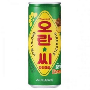 오란씨 파인애플, 250ml, 60개