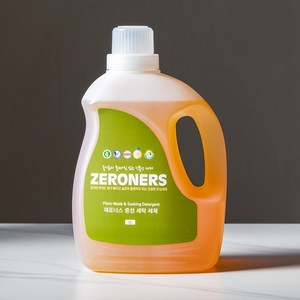 친환경 비건 안심하고 사용하는 제로너스 비건 세탁세제 3L, 1개, 1L