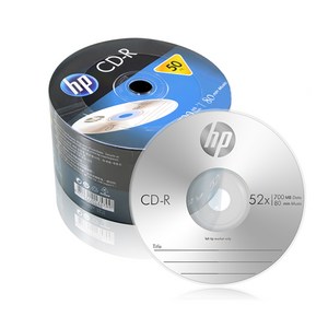 HP CD-R 52x 700MB 50p 벌크, 50개