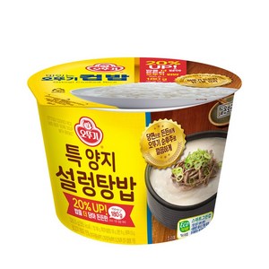 오뚜기 컵밥 특 양지 설렁탕밥, 24개, 320.5g