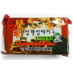 국제 한방 웰빙 때비누 200g(올리브오일 첨가), 200g, 1개