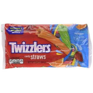 TWIZZLERS Twists Rainbow 12.4oz 트위즐러 트위스트 레인보우 351g 3팩, 3개