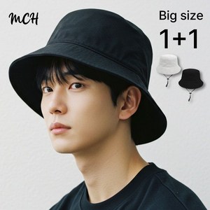 MCH 빅사이즈 남녀공용 벙거지모자 버킷햇