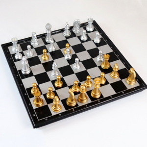 조앤제이 자석체스 흐트러지지않는 고급 마그네틱 휴대용 체스판 + 로얄체스말 세트, 1세트