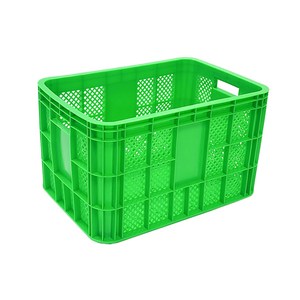 뉴플라스틱 농산물상자 과일박스 사각상자 운반상자 이사박스 플라스틱 바구니, 사각상자_베르드레제로그린