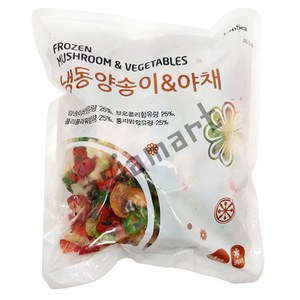 [Philmat] Fozen Mushoom & Vegetables 랜시 냉동 양송이 야채 1kg, 1개