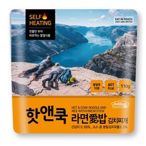 이지밥 핫앤쿡 라면애밥 김치찌개, 110g, 3개