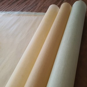 민화한지 옻지 노랑 옻칠한지 민화지 민화순지 옻칠포수, 1개