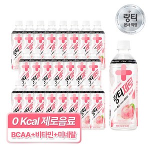 링티 제로 복숭아 500ml, 24개