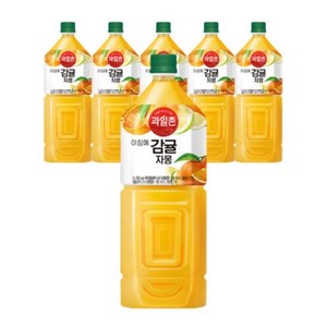 해태 과일촌 아침에 감귤자몽 2L*6ea(박스), 30개, 2L