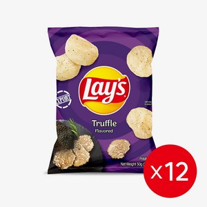 레이즈 미국 감자칩 트러플감자칩 lay, 50g, 12개