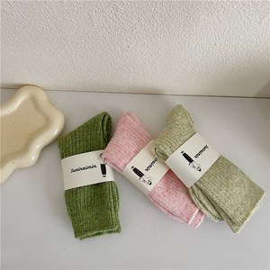 Blissora 메리노울 돌돌이 골지 양말 겨울 양말 무압박양말 3종 컬러