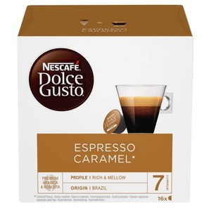 Nescafe Dolce Gusto Espresso Caramel 네스카페 돌체구스토 에스프레소 카라멜 커피 캡슐 3팩 48캡슐 돌체구스토에스프레소카라멜
