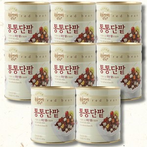 복음자리 국산 통통단팥 850g 팥 팥빙수 카페 단팥 빙수팥 (기프티콘 추첨증정), 8개