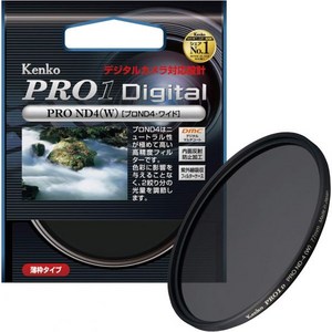 켄코ND PRO1D 카메라 필터 프로ND W, 77mm + ND4, 1개
