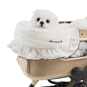 해리스펫 반려동물 유모차 컴포터 쿠션 가드 뉴마가렛 시리즈, 스노우화이트