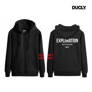 듀클라이 DUC-902 빅사이즈 기모 후드집업