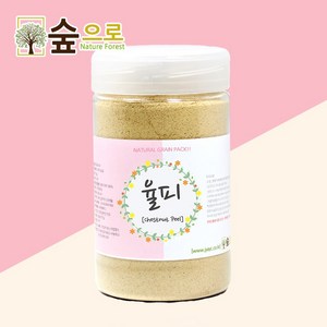 숲으로허브 천연곡물팩 율피가루 통 130g, 1개, 1개입