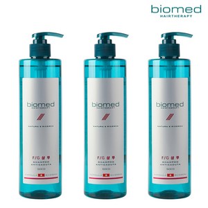 바이오메드 헤어테라피 FG 지성두피 샴푸, 3개, 500ml