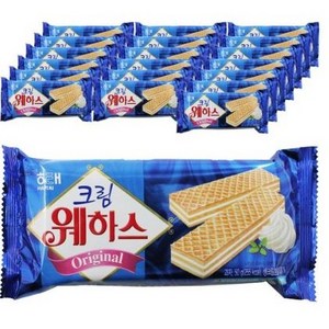 해태제과 크림 웨하스, 50g, 20개