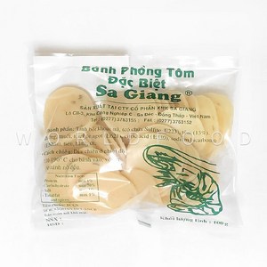 WORLDFOOD 베트남 새우칩 사지앙 반풍톰닥빗 Banh Phong Tom Sa giang, 1개, 100g