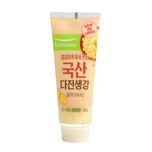 [풀무원] 편리한 튜브 다진생강 80g, 1개