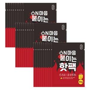 공유 접착형 온마음 붙이는 핫팩 40g, 30개