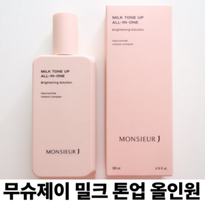 무슈제이 투 페이스 톤업 남성 올인원, 200ml, 1개