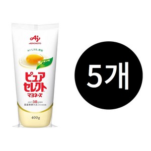 아지노모토 퓨어 셀렉트 마요네즈, 400g, 5개