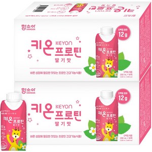 함소아 어린이 단백질 음료 키온 프로틴, 200ml, 36개, 딸기