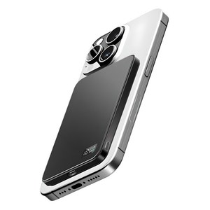조이트론 맥세이프 울트라 슬림 초경량 고속충전 보조배터리 5000mAh C타입, MiniMax50, 블랙