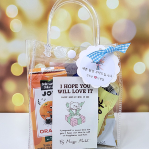 주스간식세트 웨딩촬영 결혼답례품 유치원 어린이집 생일답례품 골프 행사 구디백, 1개