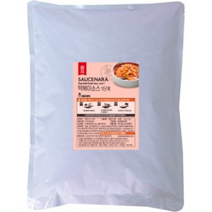 소스나라 떡볶이소스 1단계(순한맛) 2.5kg 업소용 대용량 분말 식자재 행사용 맛집소스, 1개