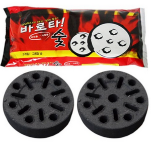 착화용 바로타 숯, 350g, 2개