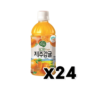 자연은싱그런 감귤주스 패트 340ml x 24개(1BOX), 24개