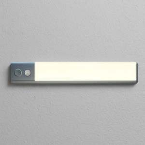 파카이라이트 무타공 자석 LED 슬림 엣지 센서등 23cm, 1개, 실버