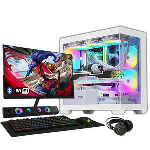 오닉스PC 게이밍 컴퓨터 풀세트 조립 본체 고성능 데스크탑 모니터포함, 케이스-02, ONF-07, 256GB, 16GB, Free DOS