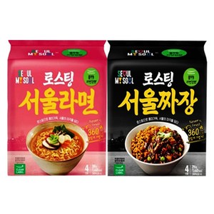 풀무원 로스팅 서울라면 388g + 짜장 396g, 2세트