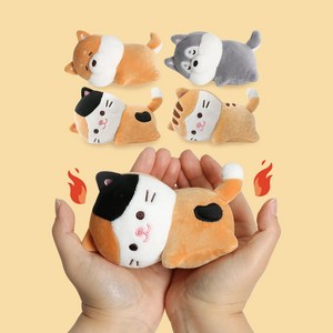 모찌타운 귀요미 핫팩인형 2개, 귀요미 시바+(본품) 랜덤