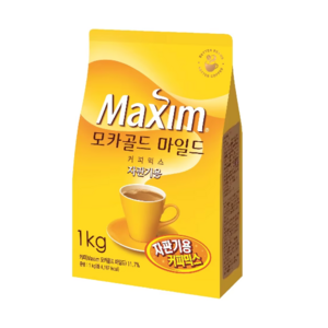 맥심 모카골드 마일드 커피믹스 자판기용 1kg, 1개입, 5개