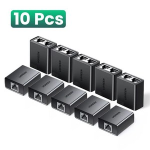 USB멀티허브 USB3.0허브 멀티허브컨버터 UGREEN RJ45 스플리터 인터넷 네트워크 케이블 확장기 PC 노트북 TV 박스 라우터용 커넥터 커플러 12 이더넷 어댑터, 5.1Pcs