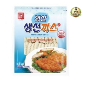 한성 흰살생선까스 1.2kg, 3개