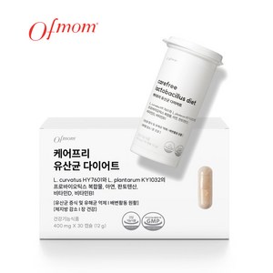 오브맘 다이어트 유산균(캡슐) 400mg x 30캡슐, 30정, 1개